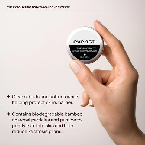 Everist The Exfoliating Body Wash Concentrate 20mL Travel Mini
