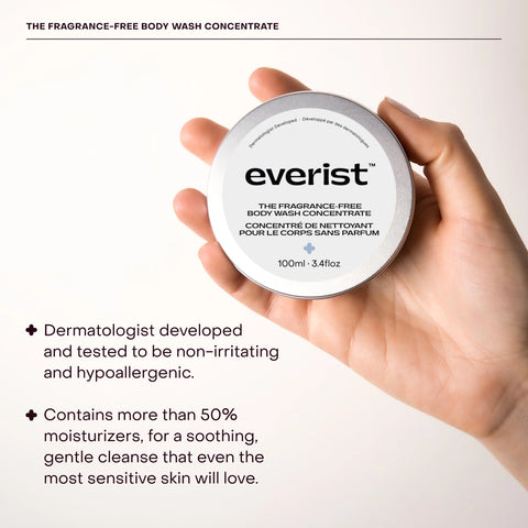 Everist The Fragrance-Free Body Wash Concentrate 100mL