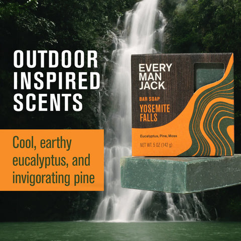 Every Man Jack Cold Plunge Body Bar Soap - Yosemite Fall 5 oz