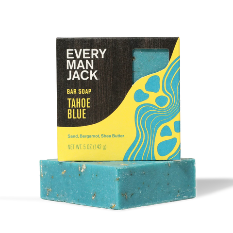 Every Man Jack Cold Plunge Body Bar Soap - Tahoe Blue 5 oz