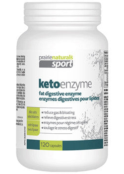 Expires April 2026 Clearance Prairie Naturals Sport Keto Enzyme Fat Digestive Enzyme 120 Capsules