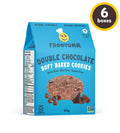 Expires December 2025 Clearance Freeyumm Double Chocolate Soft Baked Cookies 6x154g