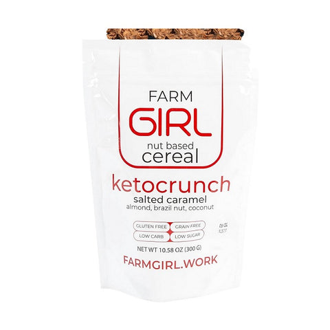 Farm Girl Breakfast Nut Based Cereal Ketocrunch Salted Caramel 300g