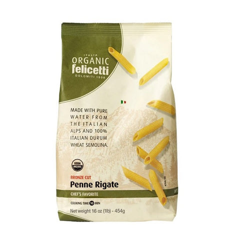 Felicetti Organic White Penne Rigate Pasta 454g