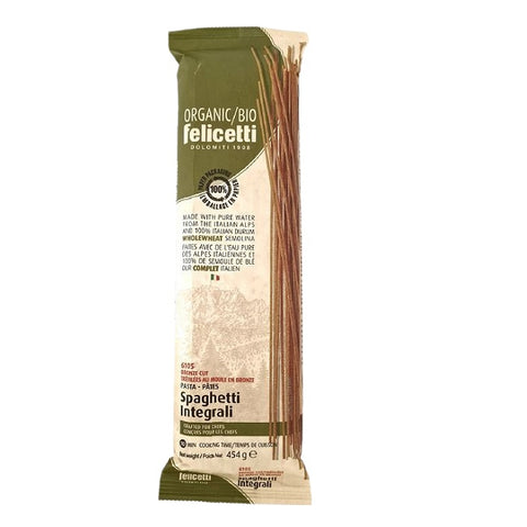 Felicetti Organic Wholewheat Spaghetti 454g