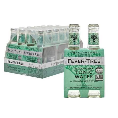 Fever-Tree Elderflower Tonic Water 24 Pack of 200mL