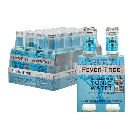 Fever-Tree Mediterranean Tonic Water 24 x 200mL - YesWellness.com
