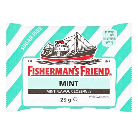 Fisherman's Friend Mint Sugar Free Lozenges - 22 Lozenges - YesWellness.com