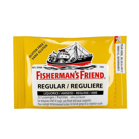 Fisherman's Friend Regular Gluten Free Lozenges - 22 Lozenges