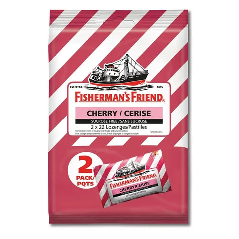 Fisherman's Friend Cherry Sugar Free Lozenges 2 x 22 Lozenges
