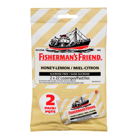 Fisherman's Friend Honey-Lemon Sugar Free Lozenges Twin Pack