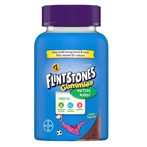 Flinstones Active Kids Gummies- 60 Gummies