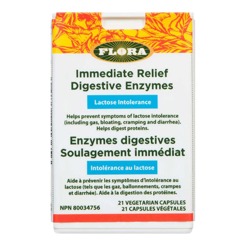 Flora Immediate Relief Digestive Enzymes 