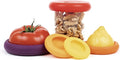 Food Huggers Reusable Silicone Food Savers 5 Count - YesWellness.com