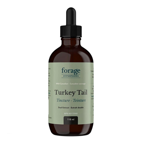 Forage Hyperfoods Turkey Tail Tincture Original 118mL