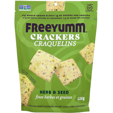 Freeyumm Herb & Seed Crackers 120g