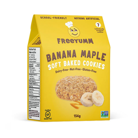 Freeyumm Banana Maple Soft Baked Cookies 154g