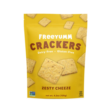 Freeyumm Foods Zesty Cheeze Crackers 120g