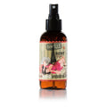 Barefoot Venus Ruby Red silky smooth argan body oil in a five ounce amber glass bottle with a black spray nozzle.