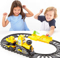 Funrise CAT Construction Junior Crew Power Tracks Friends Train Set