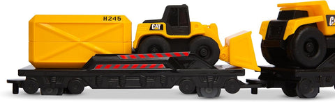 Funrise CAT Construction Little Machines Power Tracks Train Set