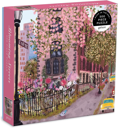 Galison Blooming Streets 500 Piece Puzzle