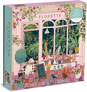 Galison Florette 500 Piece Puzzle