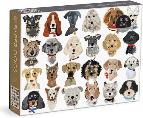 Galison Paper Dogs Jigsaw Puzzle