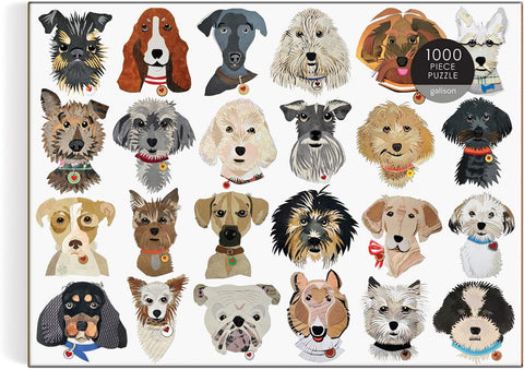 Galison Paper Dogs Jigsaw Puzzle