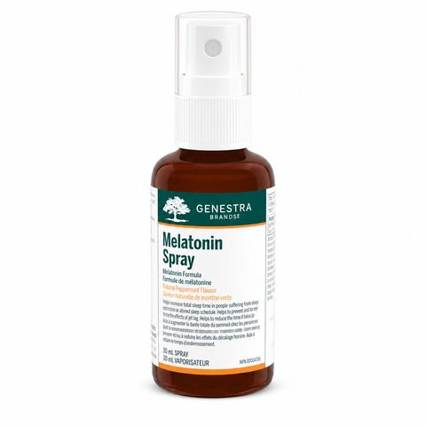 Genestra Brands Melatonin Natural Spearmint Flavour Spray 30mL