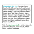 Genuine Health Fermented Organic Gut Superfoods+ Summer Berry Pomegranate 273g