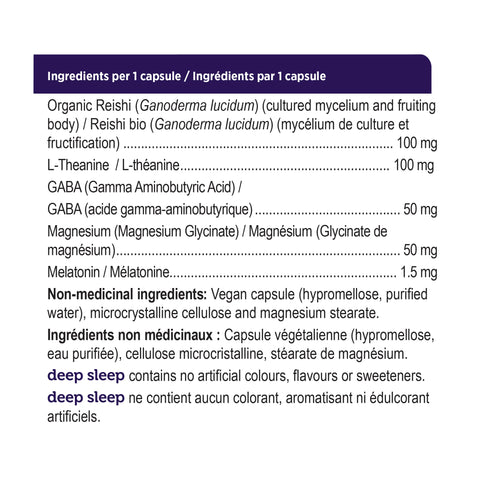 Genuine Health Deep Sleep With Reishi Mushroom 60 Capsules