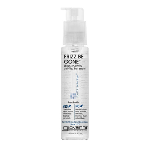 Expires May 2026 Clearance Giovanni Frizz Be Gone Super Smoothing Anti Frizz Hair Serum 81mL