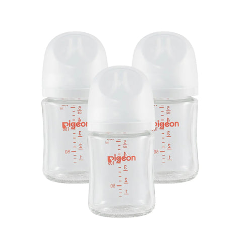 Glass Bottle 5oz with SS Nipple (0M+) - 3Pk
