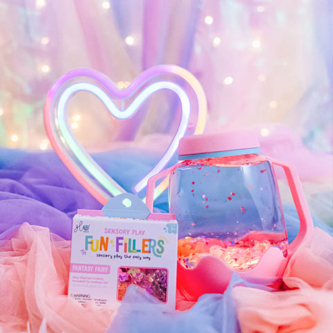 Glo Pals Sensory Play Jar - Bubblegum Pink