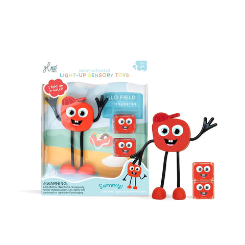 Glo Pals Light Up Sensory & Water Activated Bath Toy - Sammy