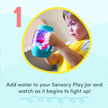 Glo Pals Sensory Play Jar - Frosty Fun Light Blue