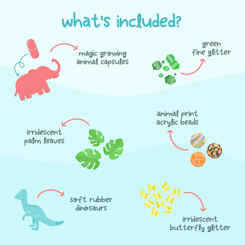 Glo Pals Sensory Play Fun Fillers - Sensory Safari