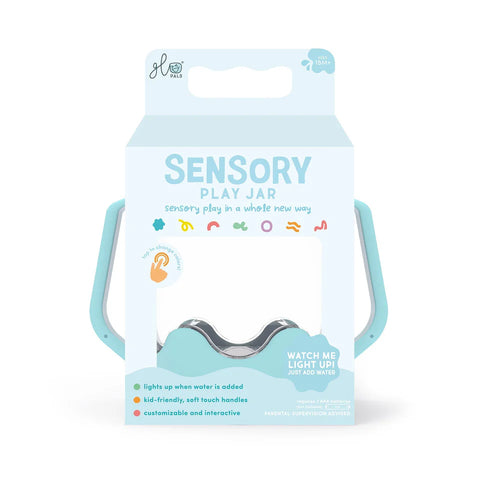 Glo Pals Sensory Play Jar - Frosty Fun Light Blue