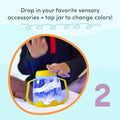 Glo Pals Sensory Play Jar - Frosty Fun Light Blue