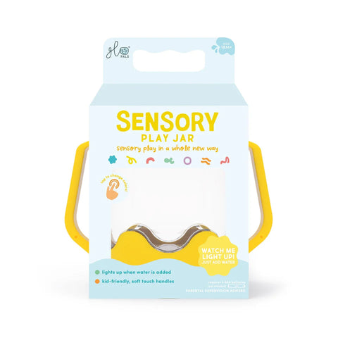 Glo Pals Sensory Play Jar - Honey Bee Yellow