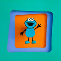 Glo Pals Sesame Street Water Activated Bath Toy - Cookie Monster