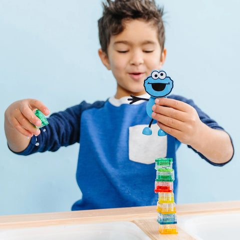 Glo Pals Sesame Street Water Activated Bath Toy - Cookie Monster