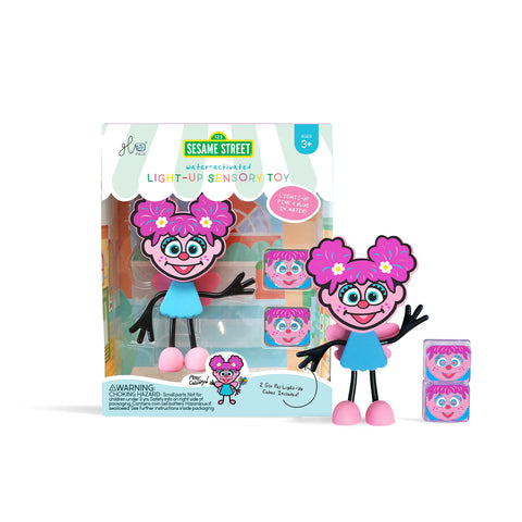 Glo Pals Sesame Street Water Activated Bath Toy - Abby Cadabby