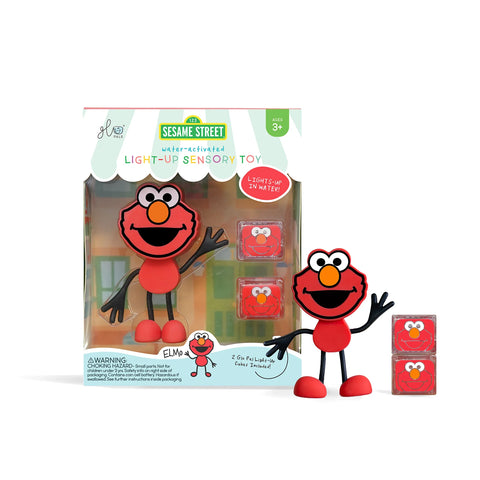 Glo Pals Sesame Street Water Activated Bath Toy — Elmo