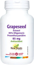 Expires February 2026 Clearance New Roots Herbal Grapeseed Oligomeric Proanthocyanidins 60 Capsules - 85mg