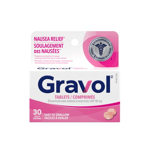 Gravol Nausea Relief Easy to Swallow Tablets