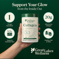 Great Lakes Quick Dissolve Collagen Peptides Unflavoured 454g