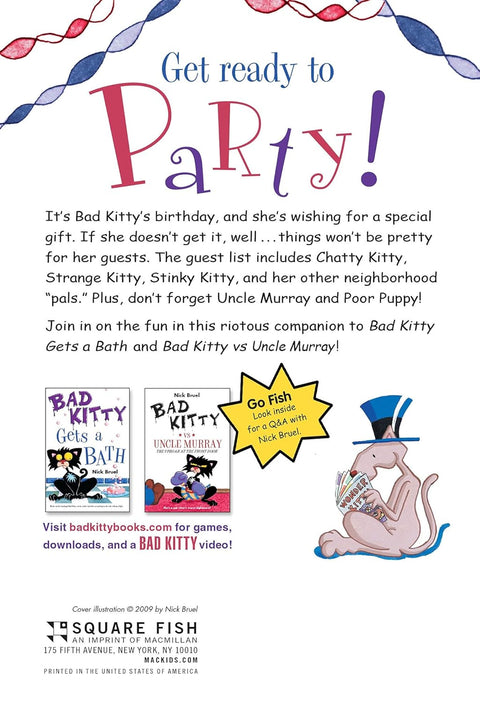 Happy Birthday, Bad Kitty - Paperback Black and White Edition