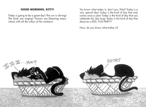 Happy Birthday, Bad Kitty - Paperback Black and White Edition